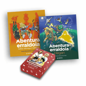 Erraldoi eta buruhandien karta jokoa + Abentura erraldoia liburu bilduma